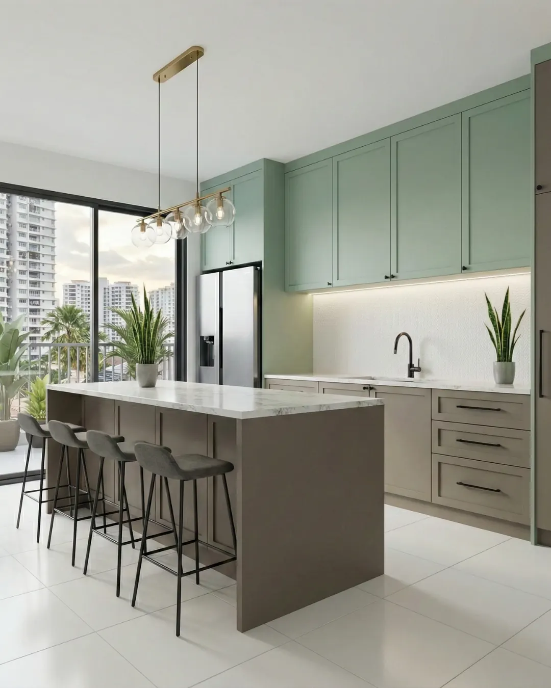 Dapur hijau sage