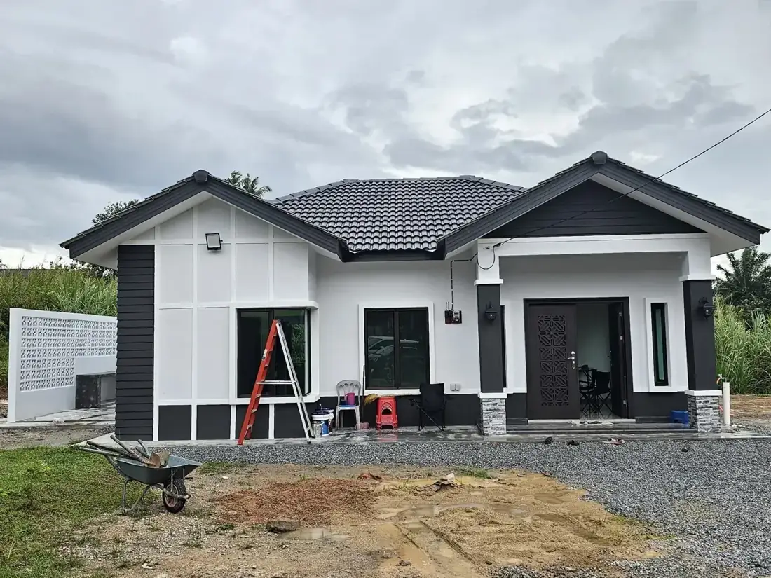 Fasad rumah baru